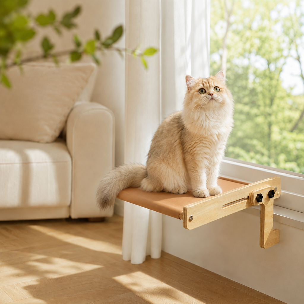 RolyCozy Cat Hammocks for the Window and Bed