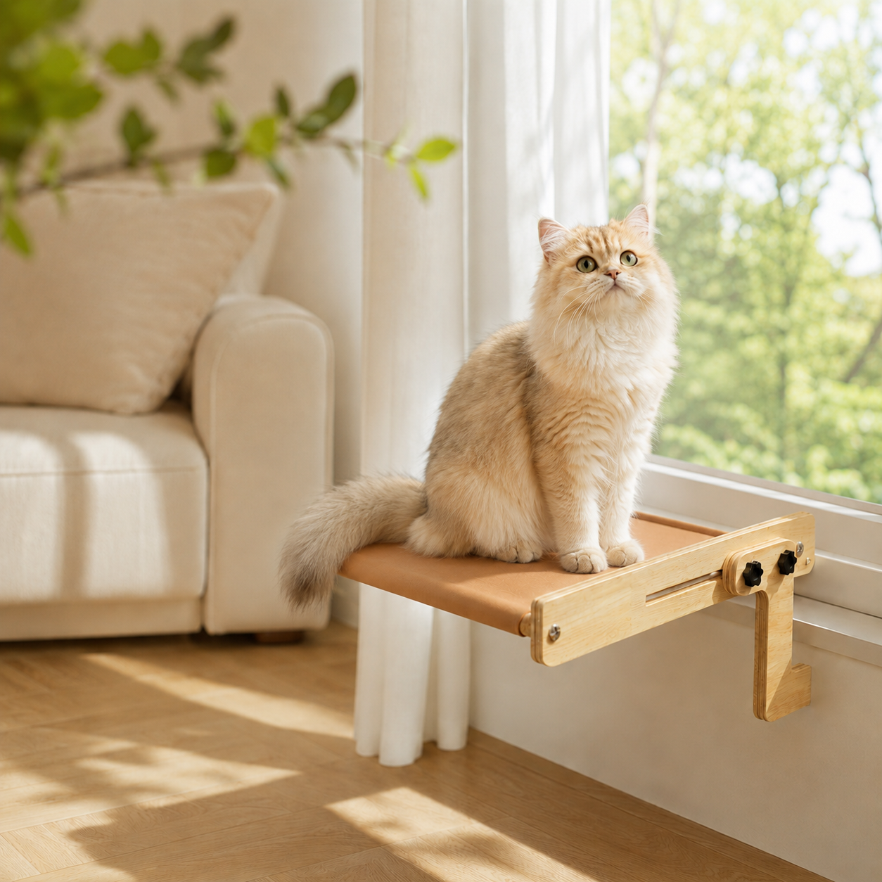 RolyCozy Cat Hammocks for the Window and Bed