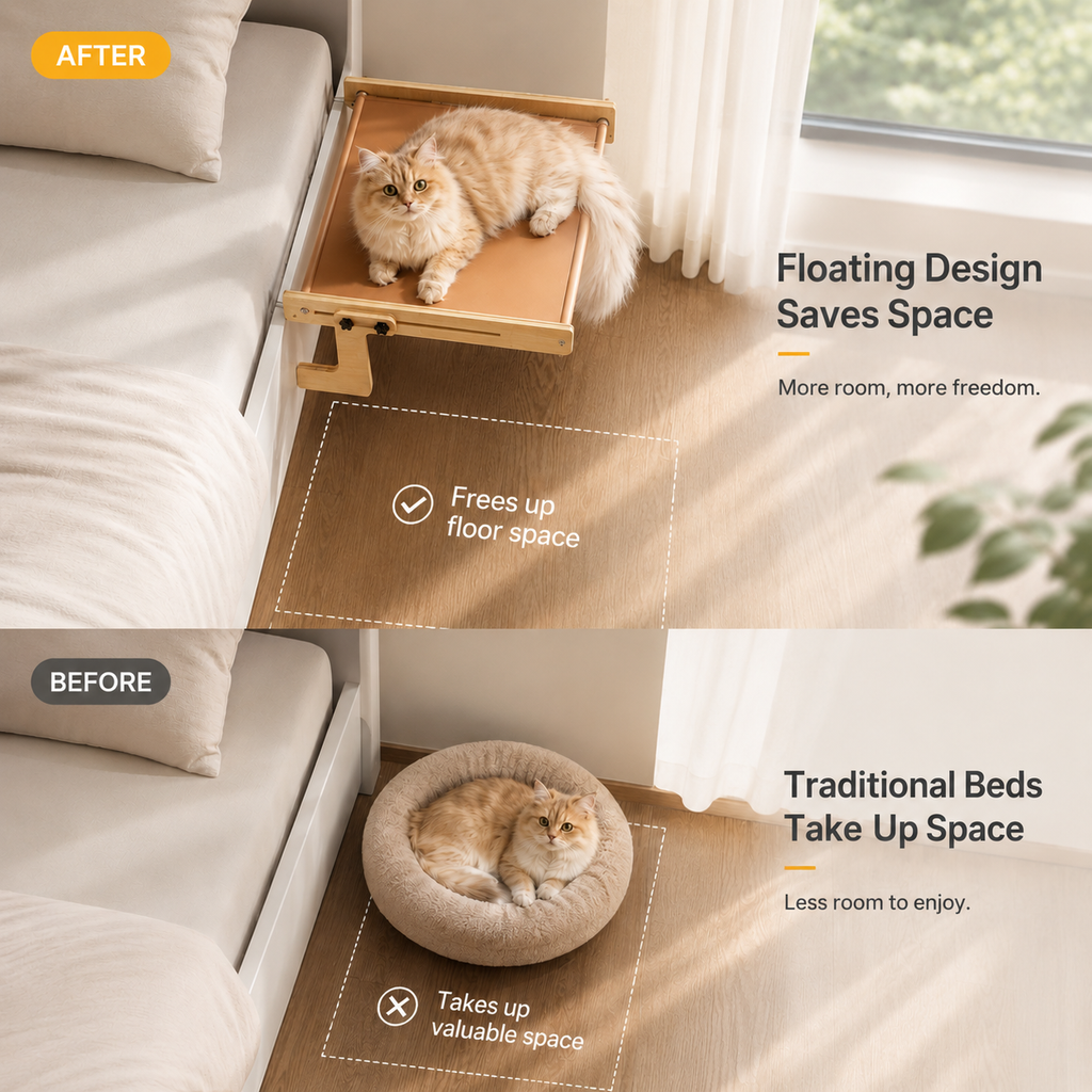 RolyCozy Cat Hammocks for the Window and Bed