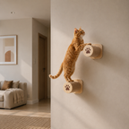 RolyCozy Wall-Mounted Cat Shelf House
