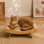 RolyCozy Sisal Cat Scratcher Sofa Bed
