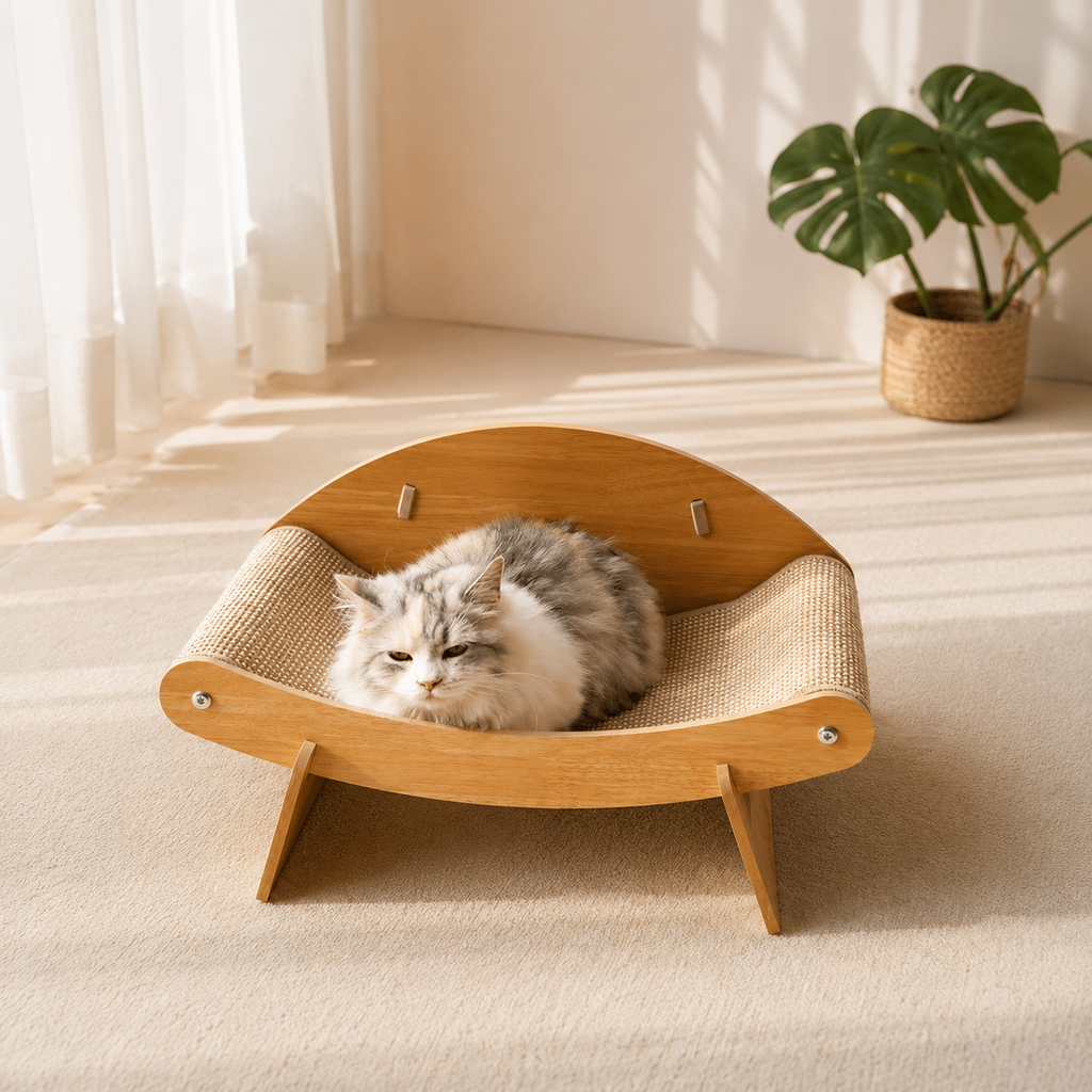 RolyCozy Sisal Cat Scratcher Sofa Bed