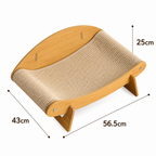 RolyCozy Sisal Cat Scratcher Sofa Bed