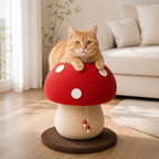 RolyCozy Mushroom Cat Tree