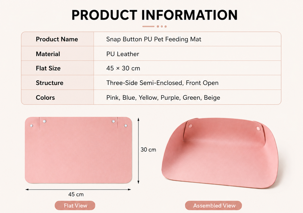 RolyCozy Pet Feeding Mat
