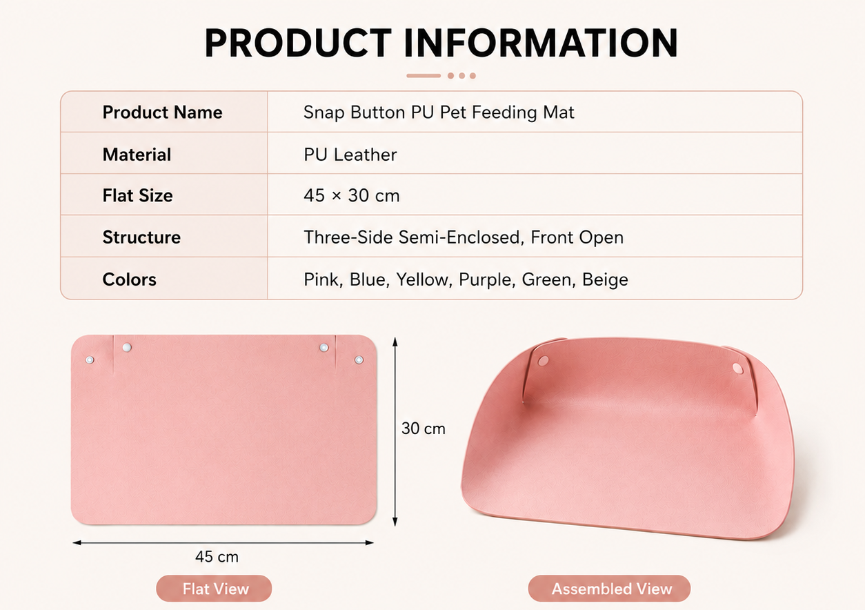 RolyCozy Pet Feeding Mat
