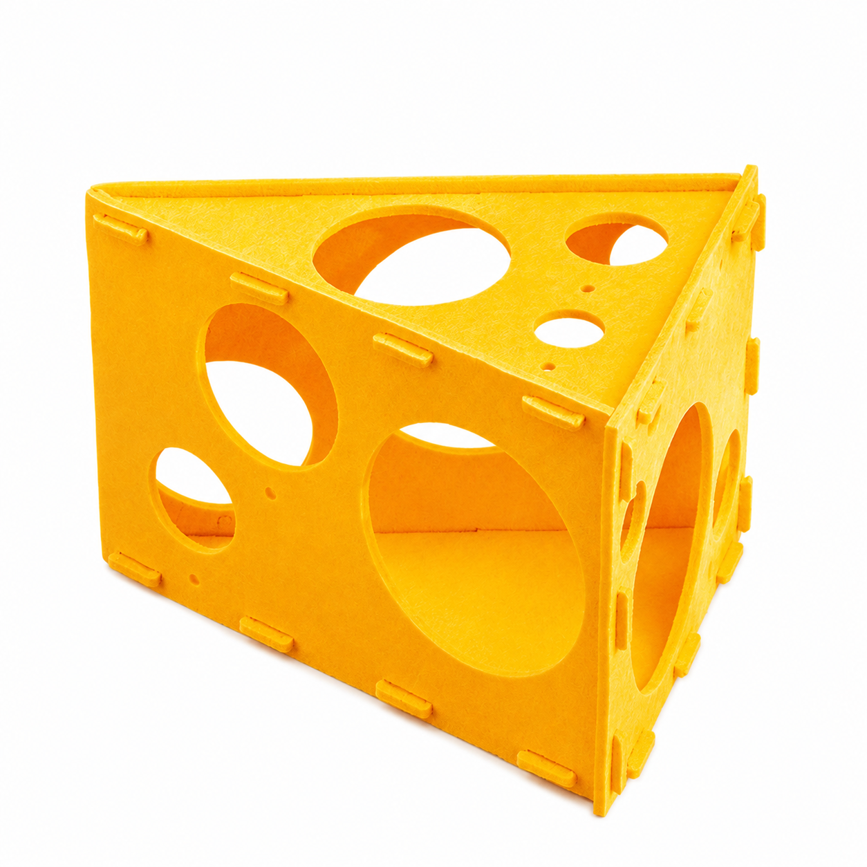 RolyCozy Cheese Felt Cat House