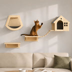 RolyCozy Cat Wall Playground Set