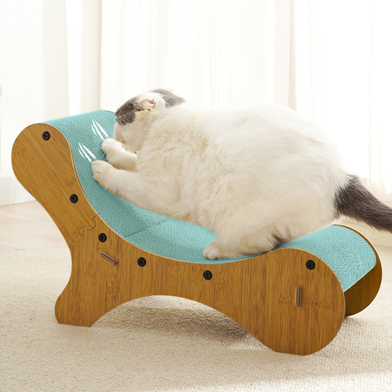 RolyCozy Wave Cat Scratcher Lounger