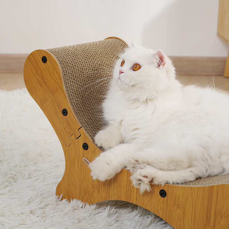 RolyCozy Wave Cat Scratcher Lounger