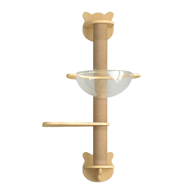 RolyCozy Wall-Mounted Cat Shelf House