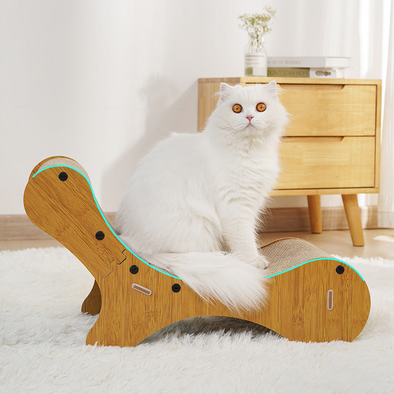 RolyCozy Wave Cat Scratcher Lounger